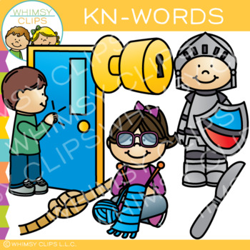 350x350 Phonics Clip Art Kn Words By Whimsy Clips Teachers Pay Teachers