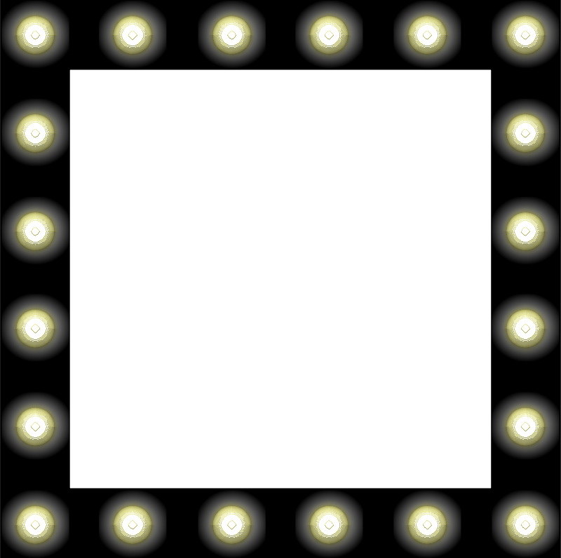 800x796 Free Clip Art Showbiz Make Up Mirror Style Frame By Gr8dan