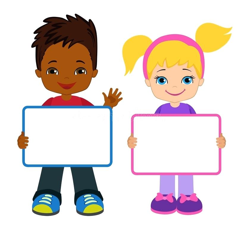 800x760 Board Clip Art Download Kids With Signs Kids Frame Board Child