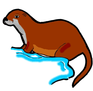 300x291 Sea Otter Clip Art Free Clipart Panda