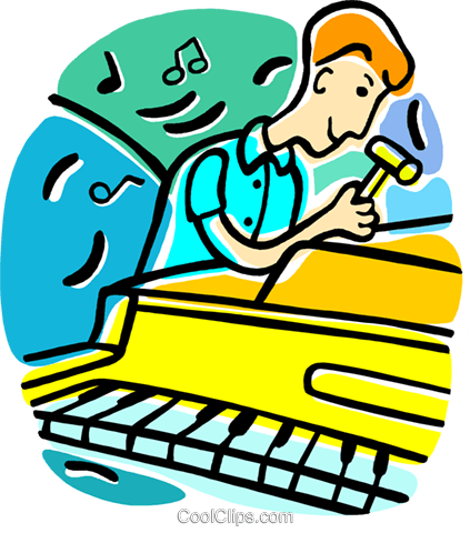 423x480 Piano Tuner Royalty Free Vector Clip Art Illustration Vc015621
