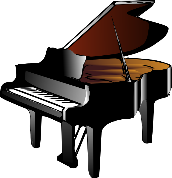 576x595 Piano Clip Art