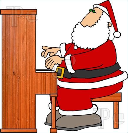 435x450 Playing Piano Free Clipart