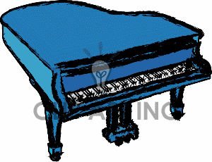300x230 Small Piano Clipart