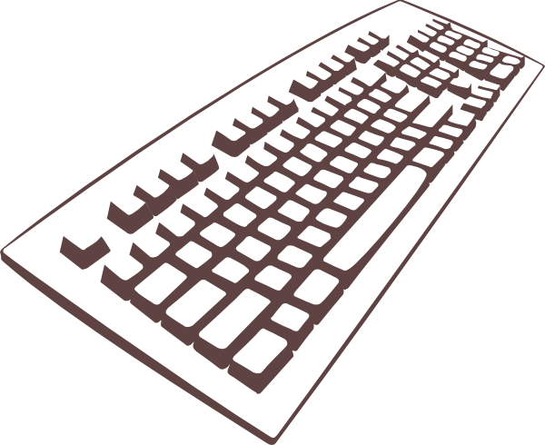 600x490 Precious Keyboard Clipart Clip Art Free Vector 4vector