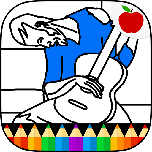 512x512 Stunning Picasso Coloring Book Gallery
