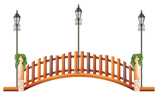 535x323 Pole Fence Clipart