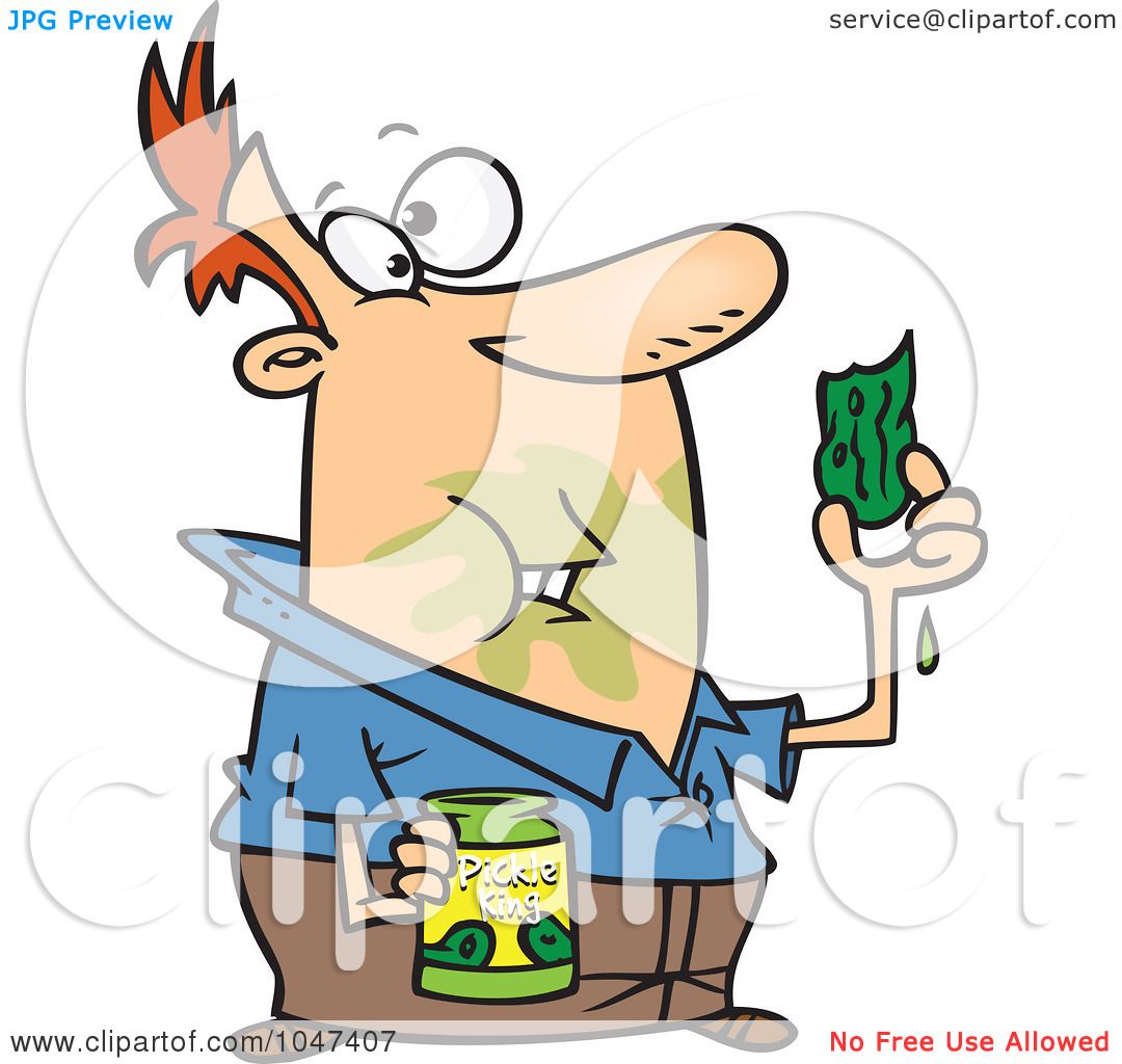 1080x1024 Royalty Free (Rf) Clip Art Illustration Of A Cartoon Messy Man