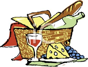 350x270 Cool Picnic Basket Clipart Cartoon Clip Art Graphics