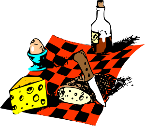 300x261 Picnic Food Clip Art Free Vector 4vector