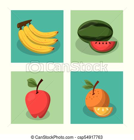 450x470 White Background With Frames Of Picnic Elements With Fruits