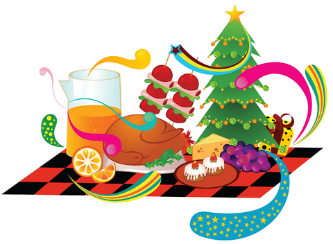 480x352 Collection Of Christmas Food Clipart Images High Quality