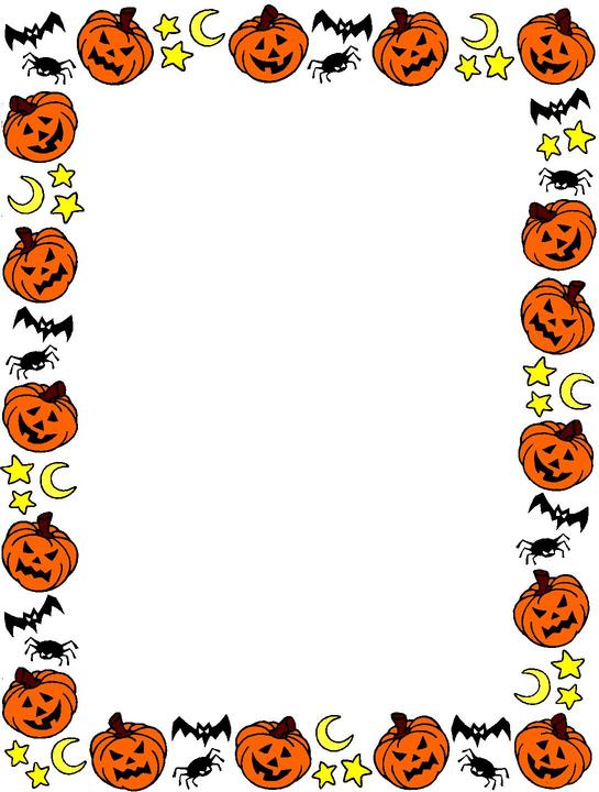 545x720 Halloween Border Clip Art Amp Halloween Border Clipart Images