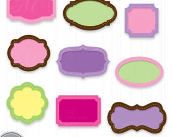 340x270 Pink Purple Frames Borders Clip Art