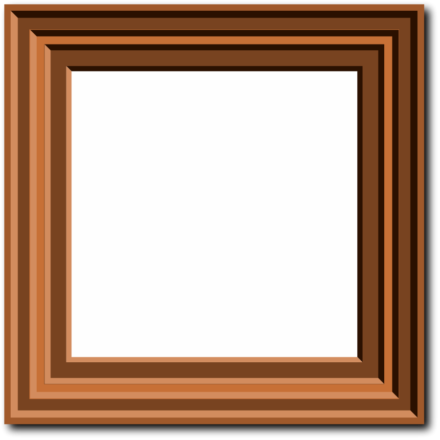 900x900 Wood Picture Frame Clip Art Clipart Panda