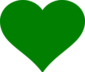 298x252 Hearts Green Heart Clip Art