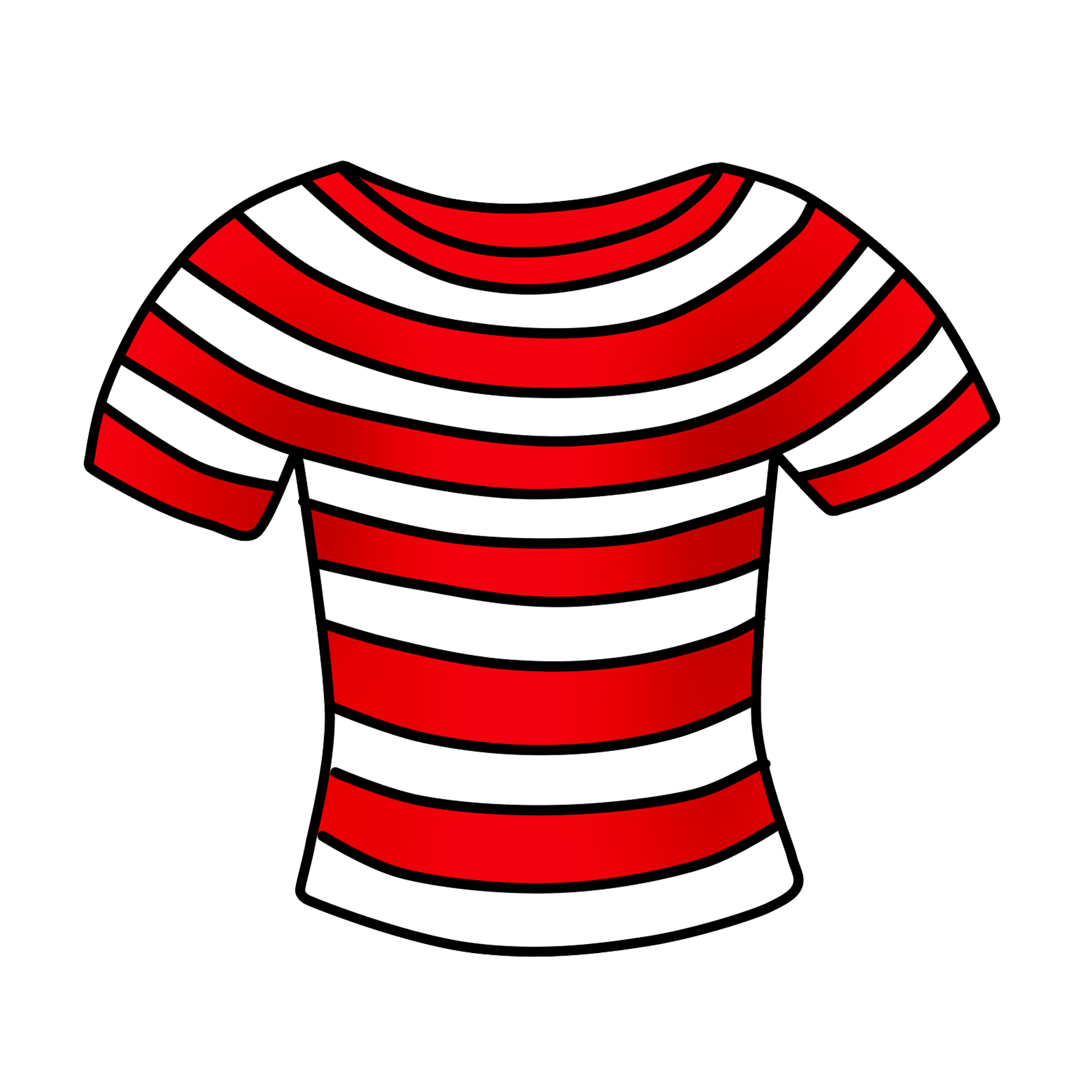 1800x1800 T Shirt Clipart Free Striped Shirt Clip Art Free Clipart