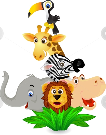 354x450 Jungle Animals Clip Art Cartoon Jungle Animals Clipart 2 Clipartix