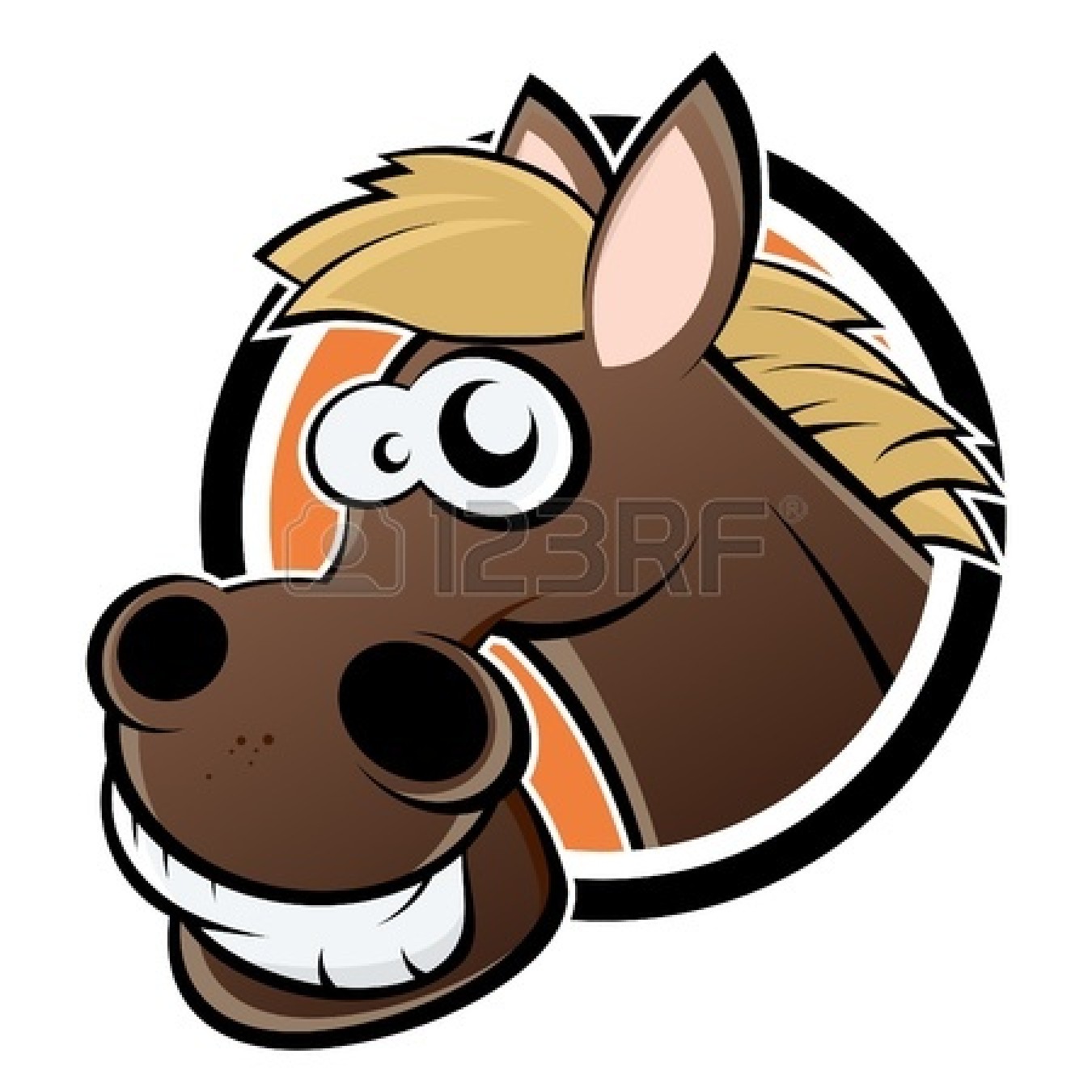 1350x1350 Funny Horse Clipart