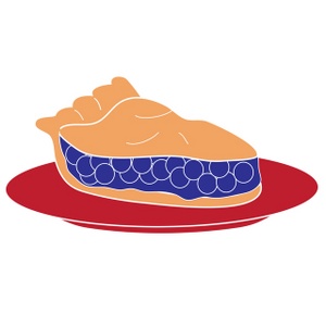 300x300 Free Blueberry Pie Clipart Image 0515 0910 2901 3842 Food Clipart