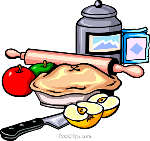 480x452 Apple Pie Clip Art Free Apple Pie Ingredients Royalty Free Vector