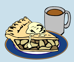 300x253 Apple Pie And Coffee Clip Art Free Vector 4vector