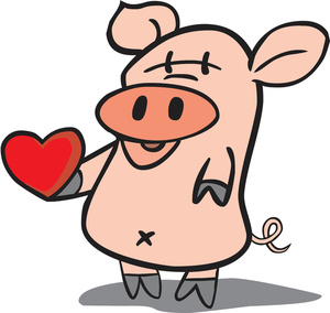 300x284 Free Pig Clipart Image 0527 1605 0509 1946 Valentine Clipart