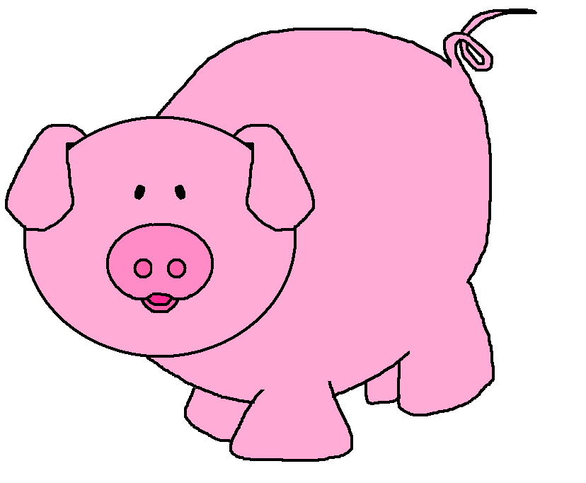 828x682 Pink Pig Clipart Pigs Cartoon Pig Clipart Clipart Kid Pigs