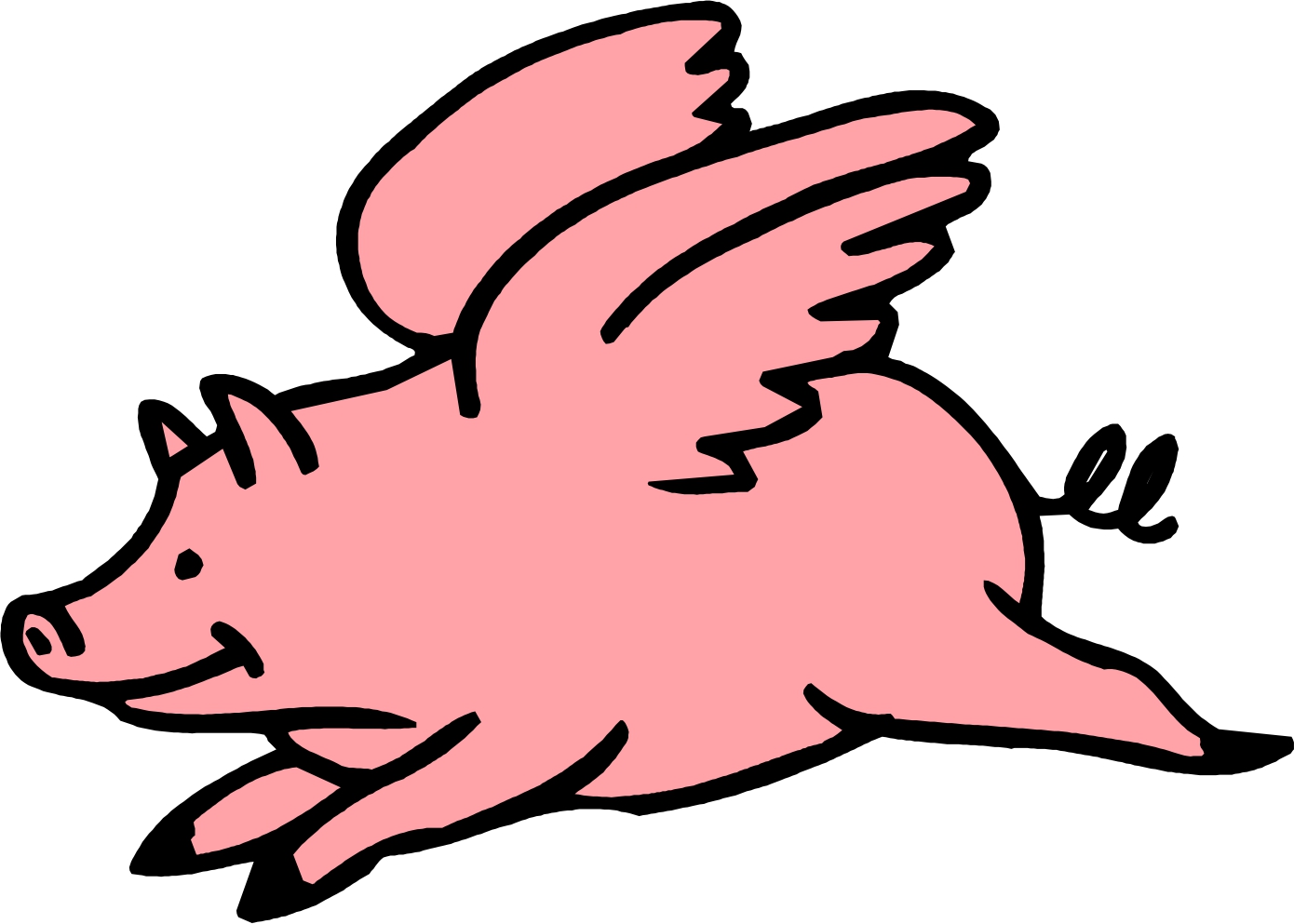1390x993 Clip Art Pig Pictures Clip Art
