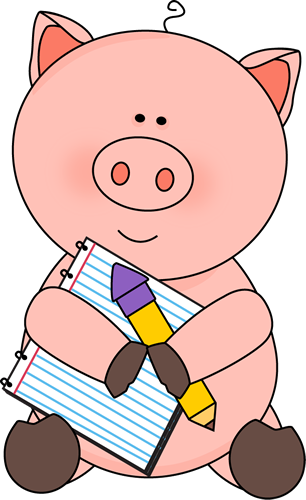 306x500 Pig Clip Art