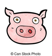 179x194 Cartoon Pig Face Vectors
