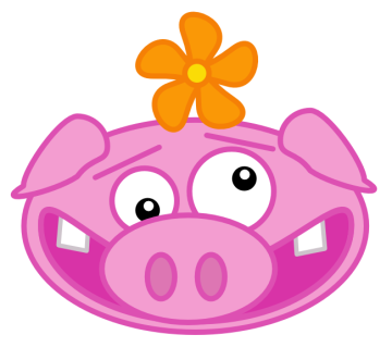 360x319 Pig Face Cartoon