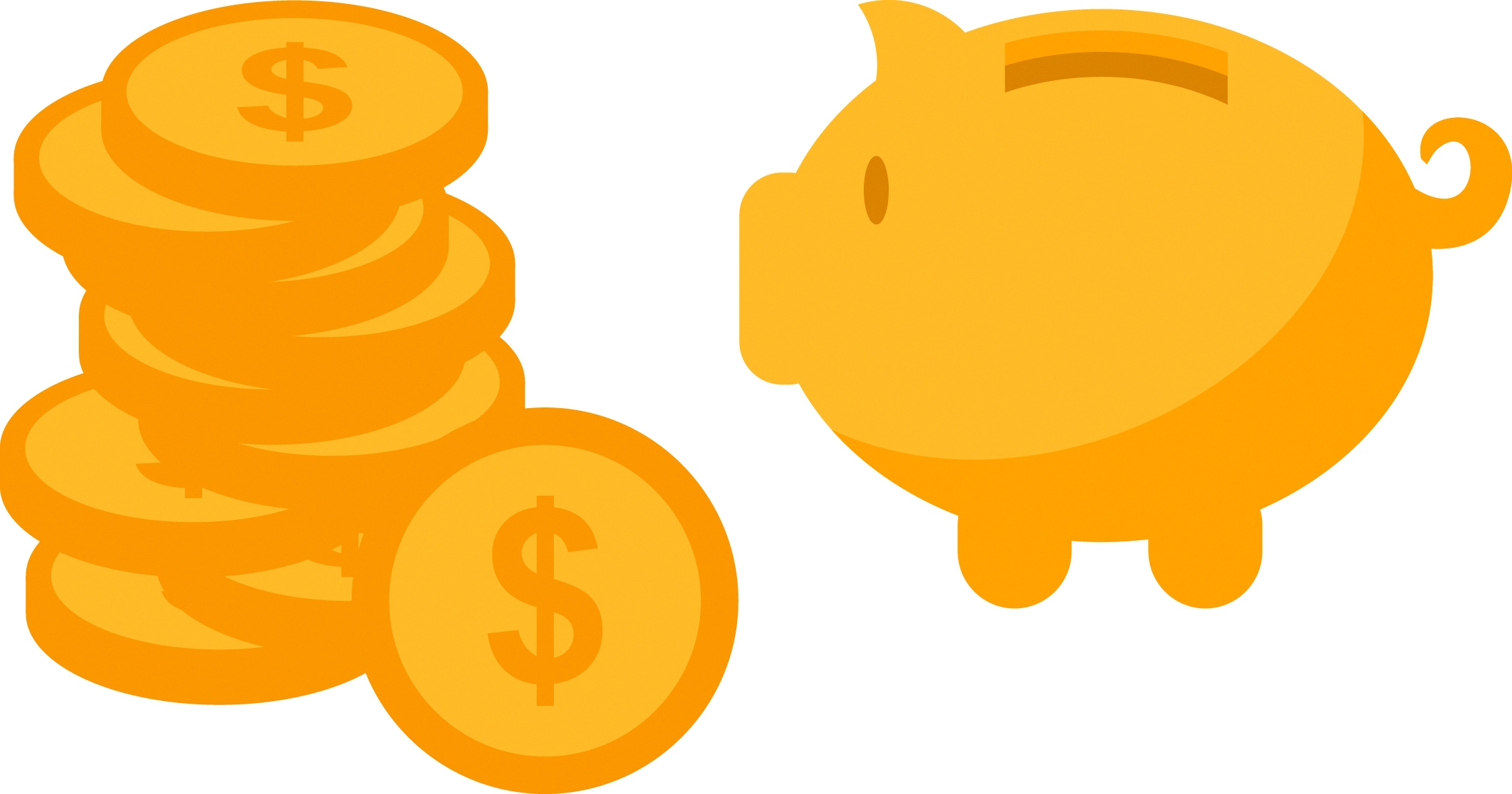 2244x1179 Domestic Pig Piggy Bank Clip Art