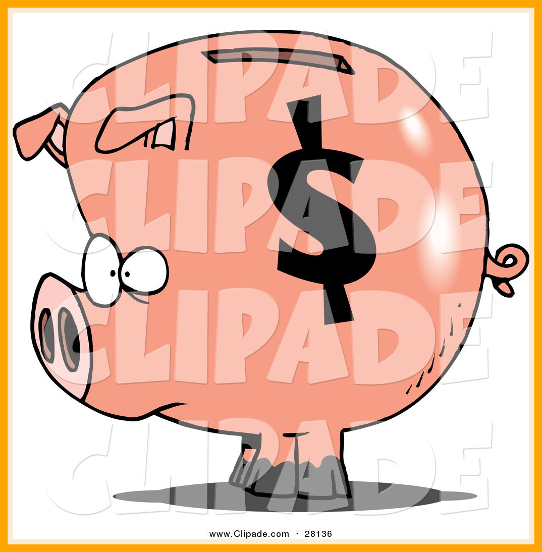 1074x1094 Incredible Clip Art Of A Cartoon Dollar Symbol Piggy Bank By