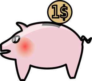299x264 Piggy Bank Derivative 4 Clip Art