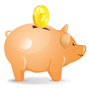 288x288 Piggy Bank Clip Art Clipart Panda