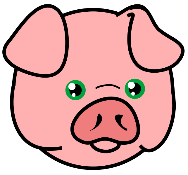 643x600 Piglet Head Cliparts