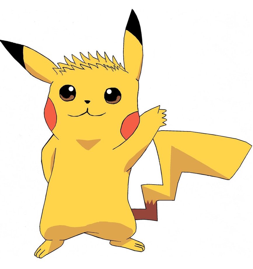 867x921 Pikachu Clipart Hair