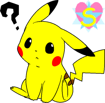 400x394 Pokemon Base 7 Pikachu With A Question By Starlinesparkle896