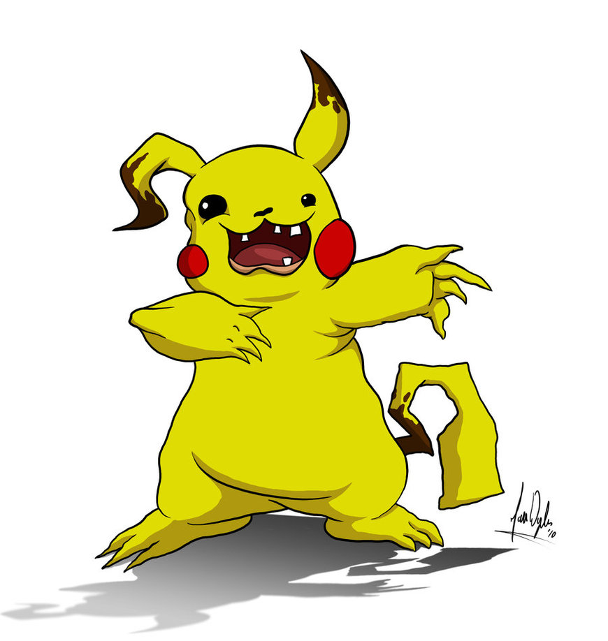 870x918 Wrongly Evolved Pikachu By Zones Productions
