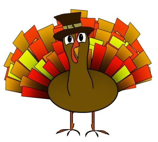 533x480 Cute Happy Thanksgiving Clip Art Cute Colorful Turkey