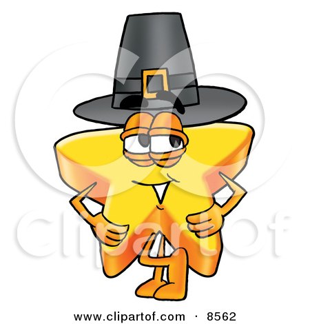 450x470 Clipart Picture Of Star Mascot Cartoon Character Wearing