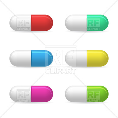 400x400 Medical Pills Royalty Free Vector Clip Art Image