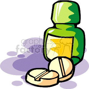 300x300 Royalty Free Pills Aspiran 166032 Clip Art Images, Illustrations
