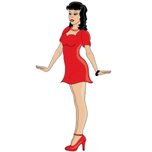 300x300 Free Pin Up Girl Clipart Image 0515 1001 2117 3025 Acclaim Clipart