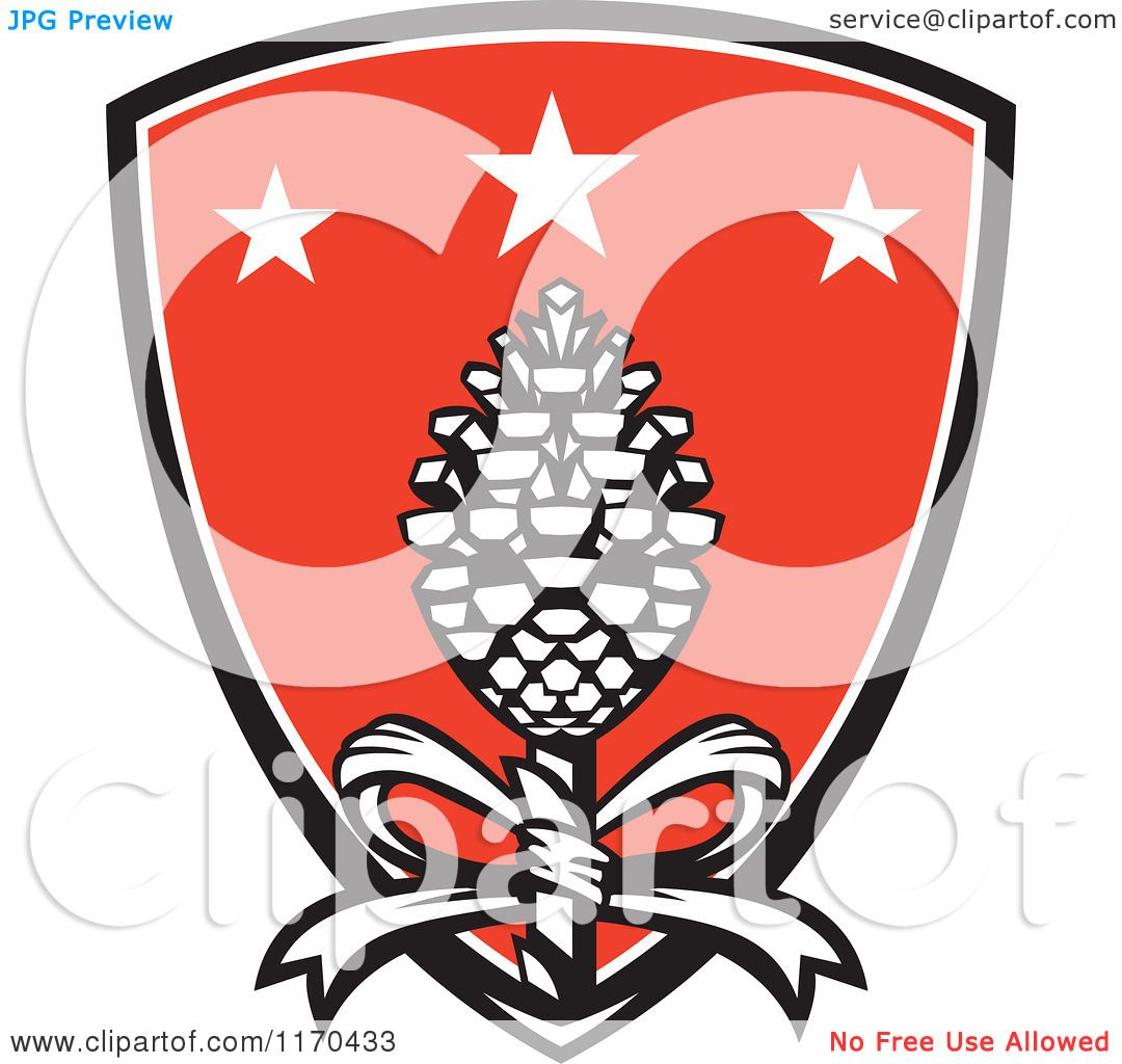 1080x1024 Clipart Of A Thyrsus Pine Cone Staff A Bow Over A Shield