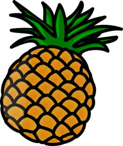 252x299 Pineapple Clip Art