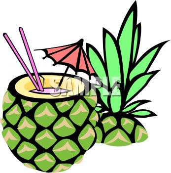 347x350 A Half Pineapple Clip Art Clipart Panda