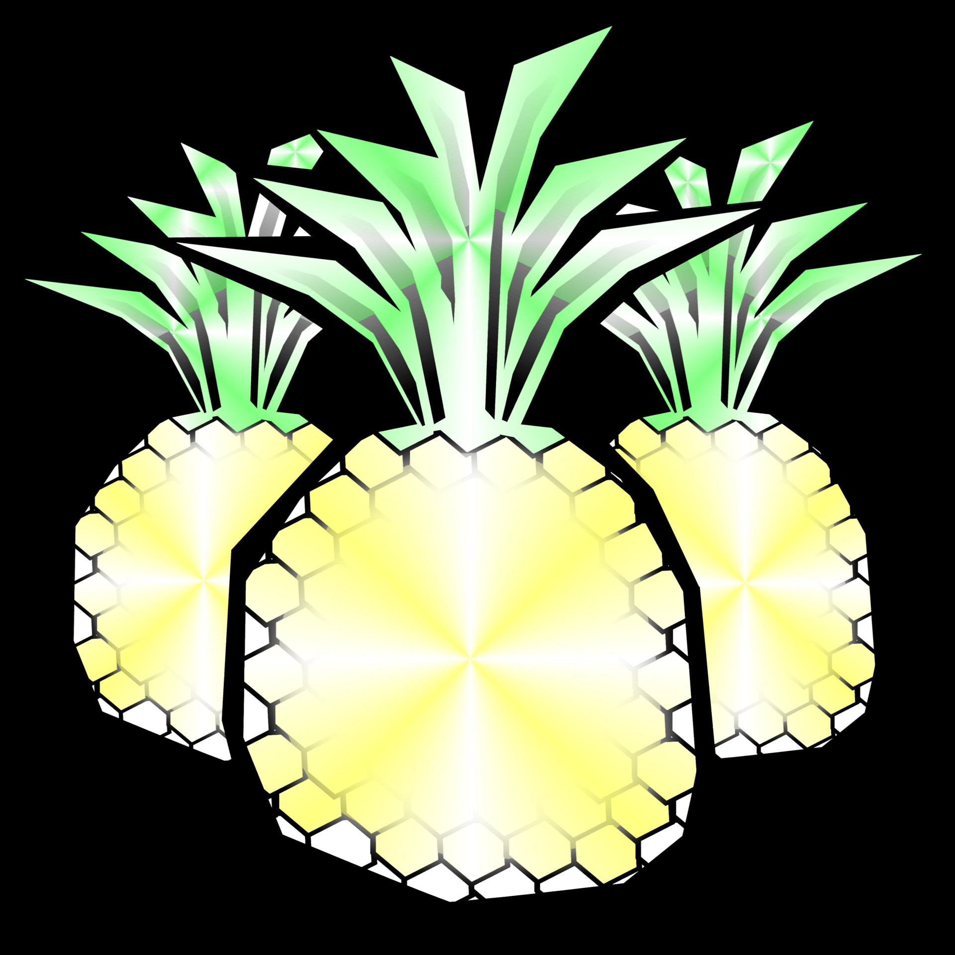 1920x1920 Cartoon Pineapple