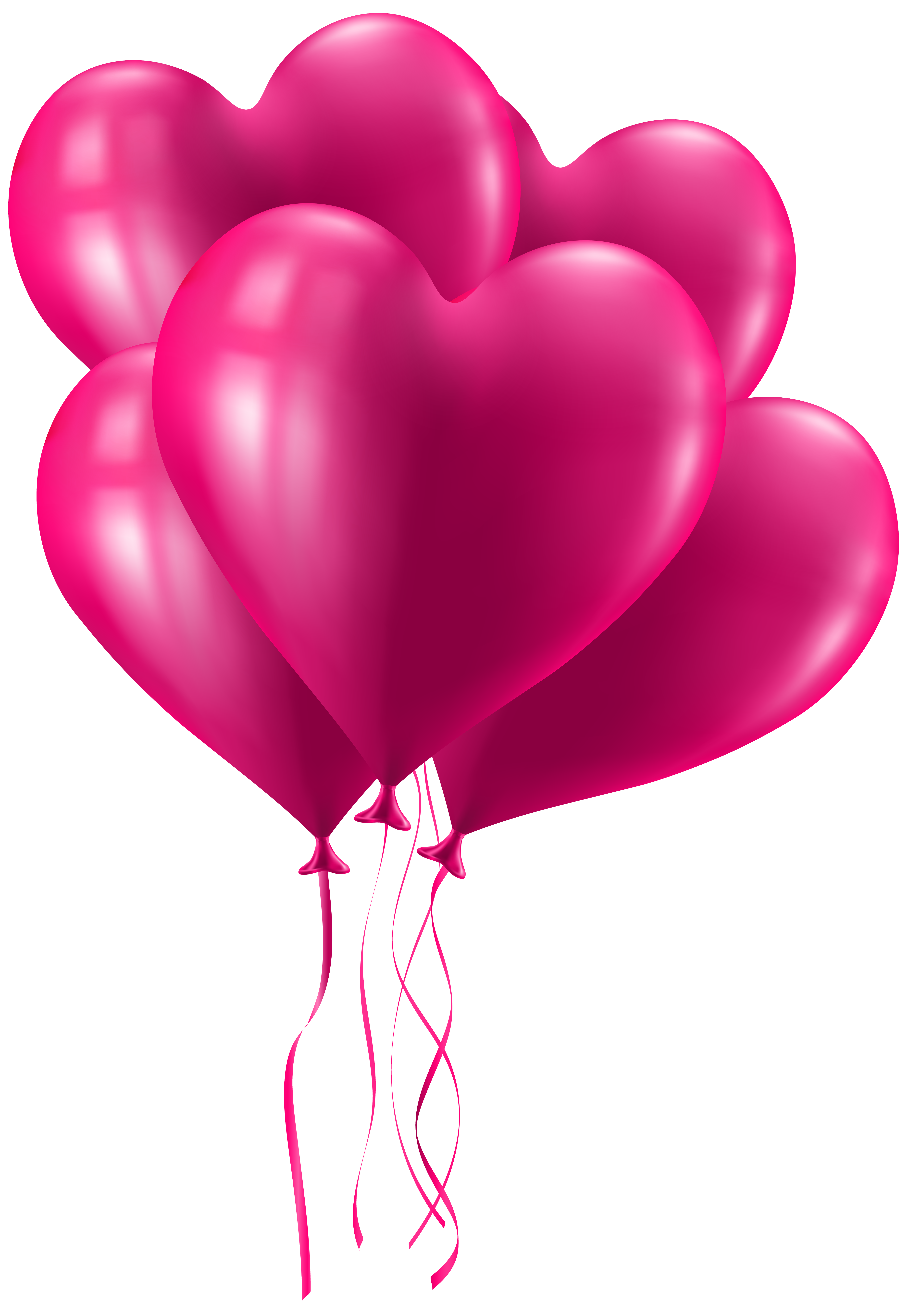 5521x8000 Valentine's Day Pink Heart Balloons Clip Art Imageu200b Gallery